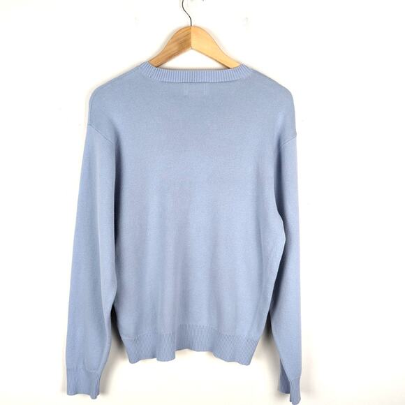 Obey Men's Effect Butterfly Sweater in Iris Flower Size Medium Artsy Pastel - Picture 5 of 8